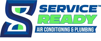 Service Ready Air Conditioning & Plumbing Logo